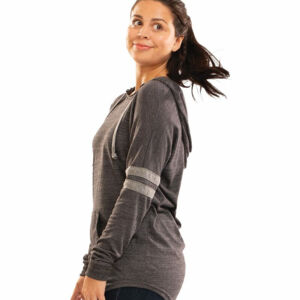Women's Triblend Hooded Long Sleeve T-Shirt Thumbnail