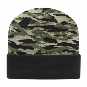USA-Made Camo Cuffed Beanie Thumbnail