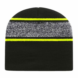 USA-Made Variegated Striped Beanie Thumbnail