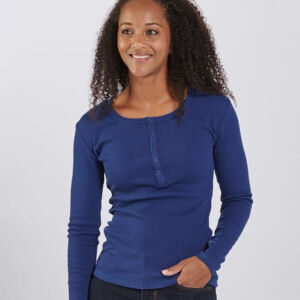 Women's Harper Long Sleeve Henley Thumbnail