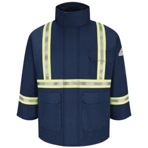 Men's Long Deluxe Parka With Reflective Trim - EXCEL FR® ComforTouch Thumbnail