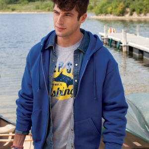 Unisex Super Sweats NuBlend® Full-Zip Hooded Sweatshirt Thumbnail