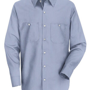 Men's Industrial Stripe Work Shirt Thumbnail