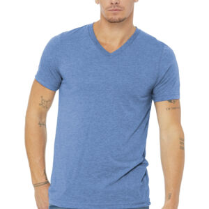 Unisex Triblend Short Sleeve V Neck Te Thumbnail