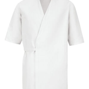 Men's Collarless Poplin Butcher Wrap Thumbnail