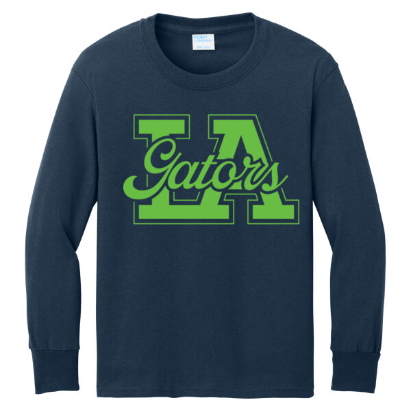 LA Gators - Youth Long Sleeve Core Cotton Tee Thumbnail