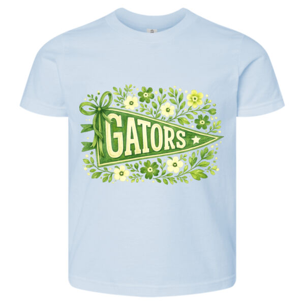 Flower Gators - Youth Fine Jersey T-Shirt - Youth Fine Jersey T-Shirt Thumbnail