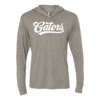 Unisex Triblend Hooded Long Sleeve Pullover T-Shirt Thumbnail